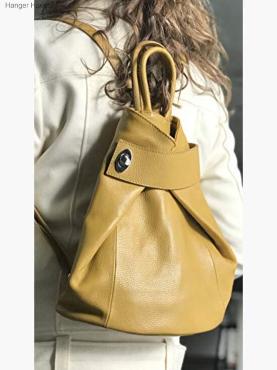 Convertible Italian Leather Backpack Purse Anti-Theft Travel Work Tote main image 5
